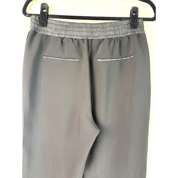 Womens Forever 21 Black Pants Sz M Gorpcore Joggers Elastic Waist Officewear - Picture 4 of 11